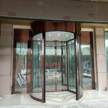 成都酒店旋轉門工程